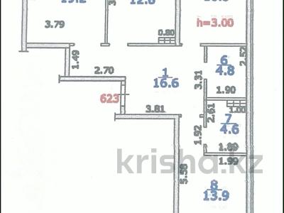 3-комнатная квартира · 92 м² · 3/9 этаж, Симферопольская 1/1 за 82 млн ₸ в Алматы, Ауэзовский р-н