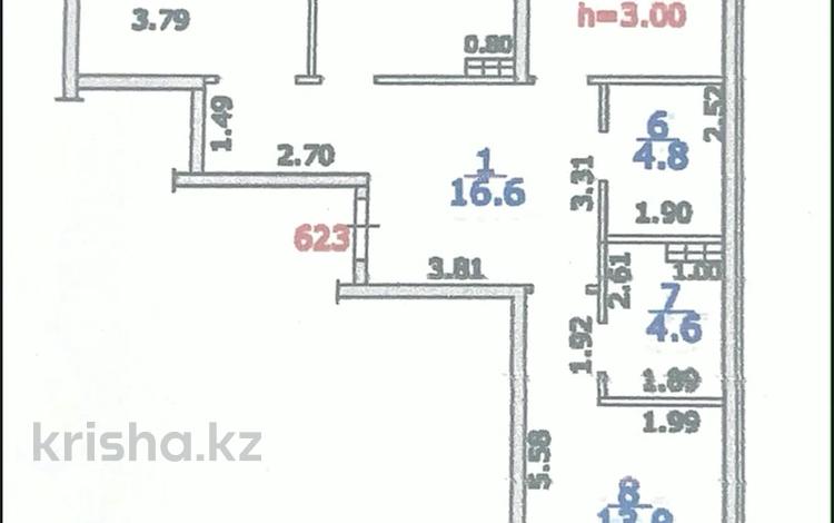 3-комнатная квартира · 92 м² · 3/9 этаж, Симферопольская 1/1 за 82 млн ₸ в Алматы, Ауэзовский р-н — фото 12