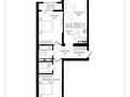2-комнатная квартира · 75.3 м² · 9/12 этаж, мкр Нурсат, Аргынбекова 2 за 36.9 млн ₸ в Шымкенте, Каратауский р-н — фото 2