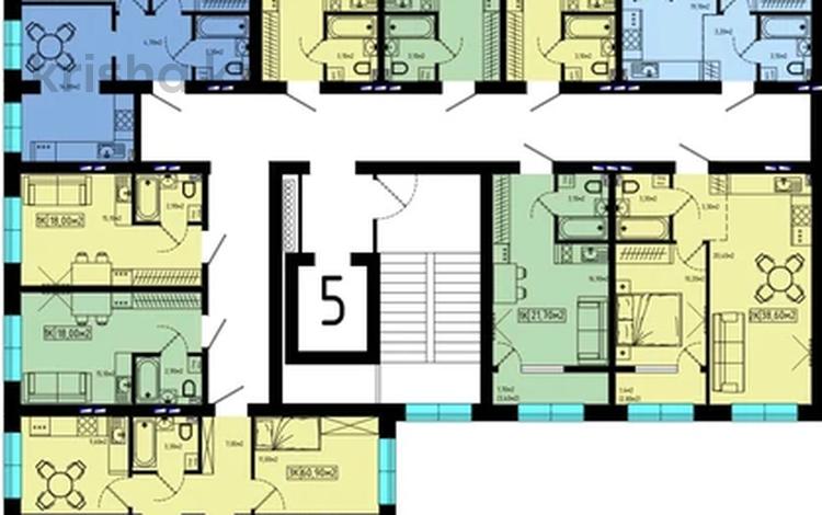 1-бөлмелі пәтер · 32.3 м² · 5/10 қабат, Е-128 — Шоссе Коргалжын,школа № 100, бағасы: 10.5 млн ₸ в Астане — фото 2