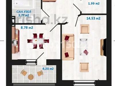 1-комнатная квартира, 39.6 м², 4/6 этаж, 38 мкрн 9 за 8.4 млн 〒 в Актау
