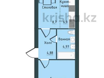 1-бөлмелі пәтер, 43.05 м², 5/9 қабат, Васильковский 18/1 — Габдуллина, бағасы: ~ 12.9 млн 〒 в Кокшетау