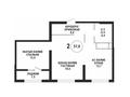 2-бөлмелі пәтер · 57.8 м² · 7/16 қабат, Каныша Сатпаева 90/55Б БЕЗ КОМИССИИ, бағасы: ~ 53 млн ₸ в Алматы, Бостандыкский р-н — фото 2