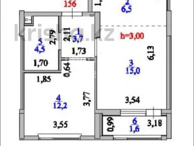 2-бөлмелі пәтер · 43.5 м² · 2/9 қабат, Е 900 10, бағасы: 35 млн ₸ в Астане, Нура р-н