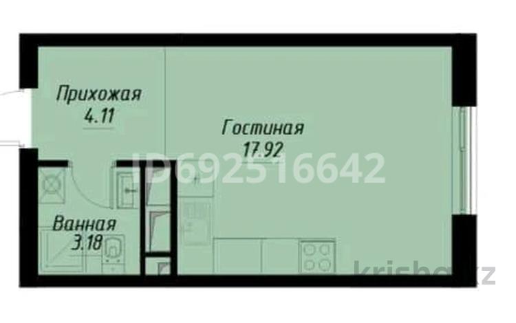 1-комнатная квартира, 25.25 м², 12/12 этаж, Сейфулина 469а​ за 22 млн 〒 в Алматы, Алмалинский р-н — фото 2