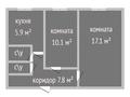 2-бөлмелі пәтер · 44 м² · 1/5 қабат, Наримановская 122/1, бағасы: 15.5 млн ₸ в Костанае — фото 2