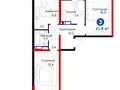 3-бөлмелі пәтер · 62 м² · 6/12 қабат, Таугүл-1 ш/а., Сулейменова, бағасы: 67.5 млн ₸ в Алматы, Ауэзовский р-н — фото 7