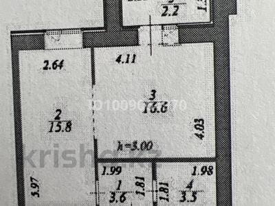 1-комнатная квартира · 41.7 м² · 10/12 этаж, Чингиз Айтматов 65 за 21 млн ₸ в Астане, Нура р-н