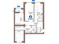 3-комнатная квартира · 87.83 м², Е 354 5 за ~ 52.9 млн ₸ в Астане, Есильский р-н — фото 3