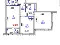 2-комнатная квартира · 64 м² · 3/19 этаж, Касыма Аманжолова 26/1 — КазНУИ, Нац музей, станция ЛРТ за 38 млн ₸ в Астане, Сарайшык р-н — фото 11