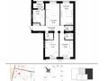 4-бөлмелі пәтер · 109.41 м² · 6/9 қабат, Култегин 3 — БЕЗ КОМИСИИ! ВЫБОР ЭТАЖА И ПЛАНИРОВОК СО СКИДКОЙ, бағасы: ~ 59.5 млн ₸ в Астане — фото 2