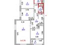 3-комнатная квартира · 91 м² · 12/22 этаж, Туркестан за 71 млн ₸ в Астане, Есильский р-н — фото 2