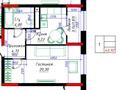 1-комнатная квартира · 41 м² · 16 этаж, Бухар жырау 12/2, 12/3 за 30 млн ₸ в Астане, Есильский р-н — фото 2