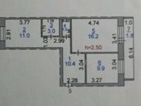 2-комнатная квартира · 53.8 м² · 2/5 этаж, Качарская 3 за 15.8 млн ₸ в Рудном