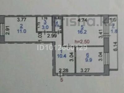 2-комнатная квартира · 53.8 м² · 2/5 этаж, Качарская 3 за 15.8 млн ₸ в Рудном