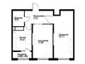2-комнатная квартира · 65 м² · 5/12 этаж, ул. Фадеева, 38г 1 за 45 млн ₸ в Алматы, Алатауский р-н