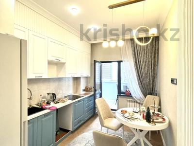 2-комнатная квартира, 65 м², 9/10 этаж помесячно, Тянь-Шанская 7 за 380 000 〒 в Алматы, Медеуский р-н