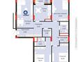 4-комнатная квартира · 114 м² · 6/9 этаж, Кенесары 54 за 65 млн ₸ в Астане, р-н Байконур — фото 4