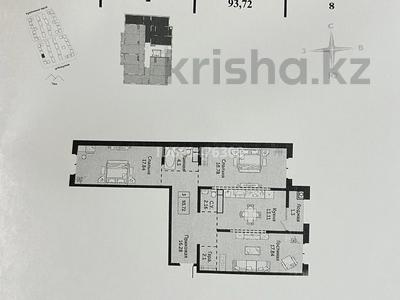 3-комнатная квартира, 93.72 м², 2/6 этаж, Халиулина 140/5 за 49.5 млн 〒 в Алматы, Медеуский р-н