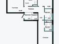 3-комнатная квартира · 100.33 м² · 5/9 этаж, Турар Рыскулов 6Б за ~ 70.4 млн ₸ в Астане, Есильский р-н