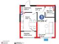 1-бөлмелі пәтер · 37.9 м² · 3/6 қабат, Тараз 8/1, бағасы: 33.9 млн ₸ в Алматы, Турксибский р-н