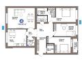 4-комнатная квартира · 140.81 м², Е-899 5/1 за ~ 119.3 млн ₸ в Астане, Нура р-н — фото 3