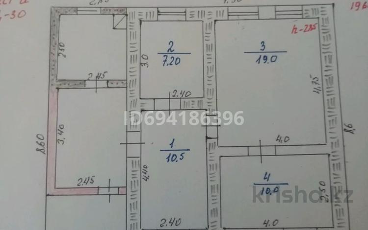 Отдельный дом · 4 комнаты · 46.7 м² · 477 сот., Богет 20 за 26 млн ₸ в Шымкенте, Аль-Фарабийский р-н — фото 2