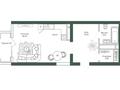 1-комнатная квартира · 52.23 м², Шашкина 3/1 за ~ 56.9 млн 〒 в Алматы, Бостандыкский р-н — фото 3