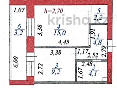 1-бөлмелі пәтер · 38.5 м² · 3/7 қабат, Аманжол Болекпаев 10/1, бағасы: 25 млн ₸ в Астане, Алматы р-н