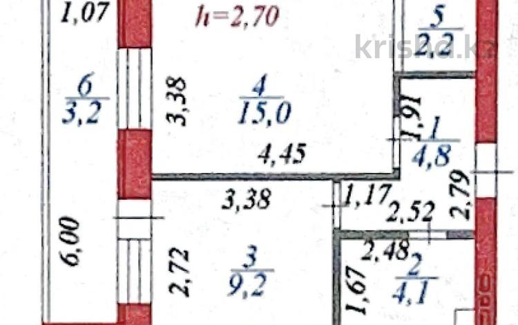 1-бөлмелі пәтер · 38.5 м² · 3/7 қабат, Аманжол Болекпаев 10/1, бағасы: 25 млн ₸ в Астане, Алматы р-н — фото 18