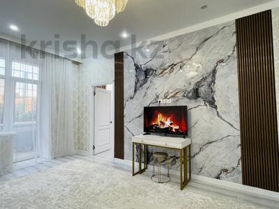 3-бөлмелі пәтер · 80 м² · 2/9 қабат, Кайым Мухамедханов 21/2 — Айтматова, бағасы: 50 млн ₸ в Астане, Нура р-н