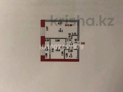 1-комнатная квартира · 39.6 м² · 9/12 этаж, Улица Ермек Серкебаев, 49 49 — Чингиз Айтматова за 23.5 млн ₸ в Астане, Нура р-н
