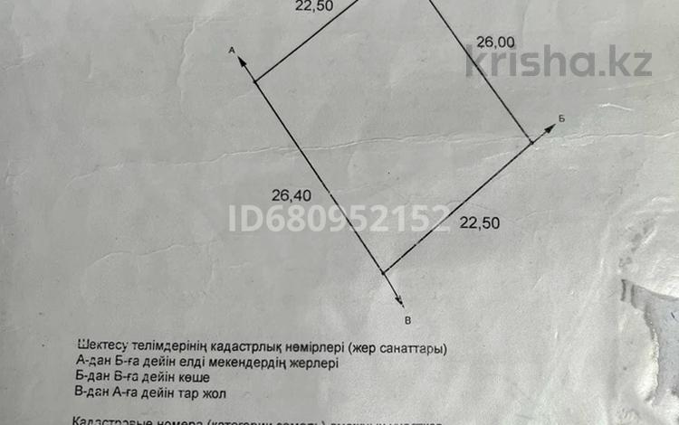 Участок 6 соток, М. Сүртібаев участок 1 за 6.5 млн 〒 в Байсерке — фото 2