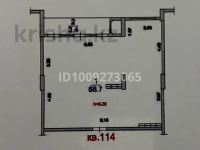 2-комнатная квартира · 72 м² · 2/4 этаж, Кажымукана 109 за 85 млн ₸ в Алматы, Медеуский р-н