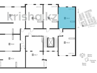 1-бөлмелі пәтер · 36 м² · 5/9 қабат, Шұғыла ш/а. 340/41, бағасы: ~ 21.7 млн ₸ в Алматы, Наурызбайский р-н