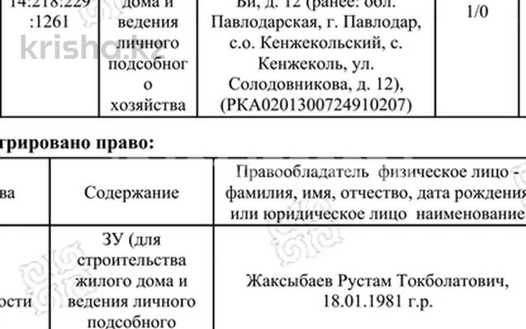 Участок · 6 соток, Таукелтрби 12 — Магазин детская площадка остановка за 3 млн ₸ в Павлодаре — фото 7