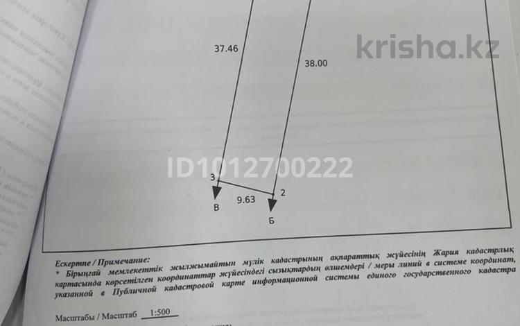 Жер телімі · 3.7 сотық, Ск Гормолзовод 9а — ул Жиенбаева, бағасы: 2 млн ₸ в Актобе, мкр Гормолзавод — фото 2