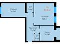 2-комнатная квартира, 85.6 м², 2/5 этаж, мкр. Алтын орда за ~ 20.5 млн 〒 в Актобе, мкр. Алтын орда — фото 3