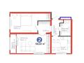 2-комнатная квартира · 59.61 м² · 11/12 этаж, Улы Дала 10 — Ұлы Дала- Айтматова за 39 млн ₸ в Астане, Нура р-н — фото 6