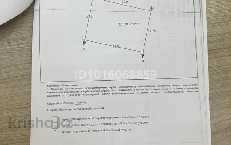 Жер телімі · 25 сотық, Алтын Орда ш/а, Төртқұдық 174/2, бағасы: 12.5 млн ₸ в Шымкенте, Каратауский р-н — фото 3