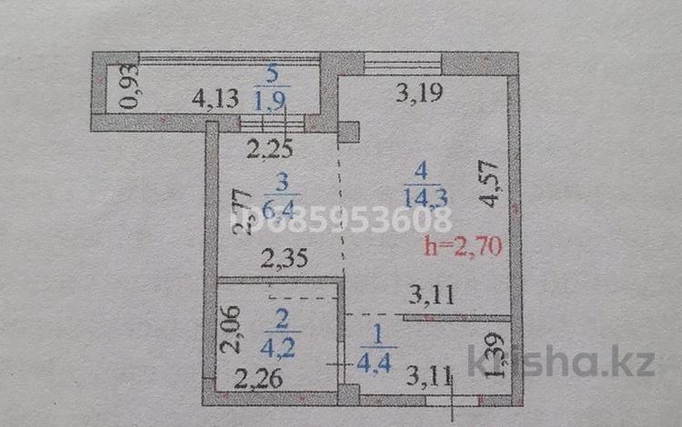 1-комнатная квартира, 31.2 м², 4/7 этаж, Сулуколь 8 — Жм Коктал за 12.5 млн 〒 в Астане, Сарыарка р-н — фото 2