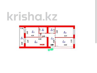 3-комнатная квартира, 84.3 м², 12/12 этаж, Каршыга Ахмедьярова за 30 млн 〒 в Астане, Алматы р-н