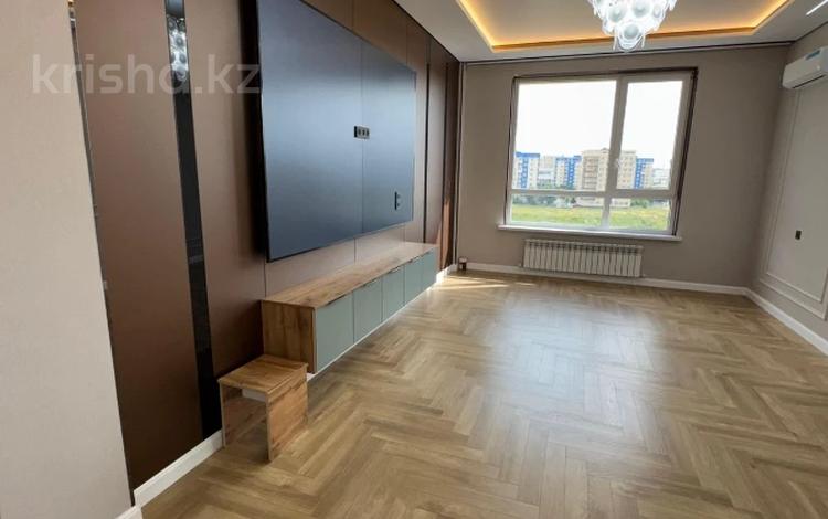 2-комнатная квартира · 71.8 м² · 8/9 этаж, Жилмассив Нурсат 141 за 43.2 млн ₸ в Алматинской обл. — фото 2