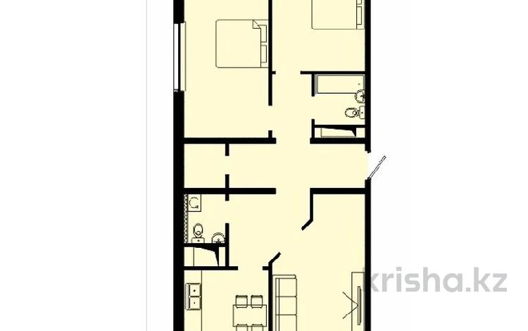3-комнатная квартира · 94.9 м² · 10/13 этаж, Есенова 160/3 — ЖК за Тойота Центром по Суюнбая Баянаульской за ~ 47.5 млн ₸ в Алматы, Жетысуский р-н — фото 2
