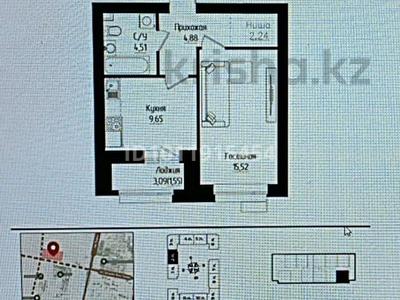 1-комнатная квартира · 39 м² · 8/9 этаж, Рядом с главным проспектом Туран 13/1 — Хусейн бен талал - туран за 26 млн ₸ в Астане, Нура р-н