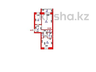 2-комнатная квартира · 51 м² · 5/5 этаж, Республика 25 — Кенесары за 20.5 млн ₸ в Астане, Сарыарка р-н
