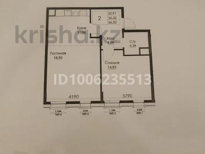 2-комнатная квартира · 57 м² · 1/4 этаж, мкр Ак Шагала, мкр. Ак Шагала за 35 млн 〒 в Атырау