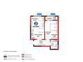 2-бөлмелі пәтер · 51 м², ул. Алатау батыра, бағасы: 24.7 млн ₸ в Шымкенте, Абайский р-н