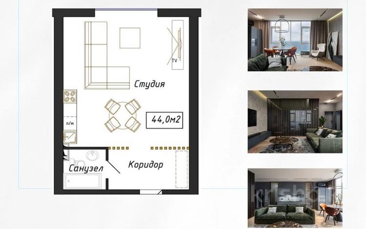 2-комнатная квартира, 55 м², 2/4 этаж, уч. №50/3 1 — возле риксос за 17.6 млн 〒 в Актау, мкр Приморский — фото 2