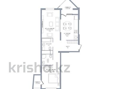 2-бөлмелі пәтер · 70 м² · 7/16 қабат, Сатпаева 90/58, бағасы: 55 млн ₸ в Алматы, Бостандыкский р-н